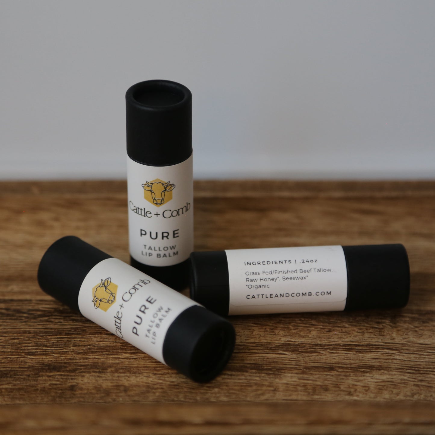 PURE – Unscented Tallow Lip Balm