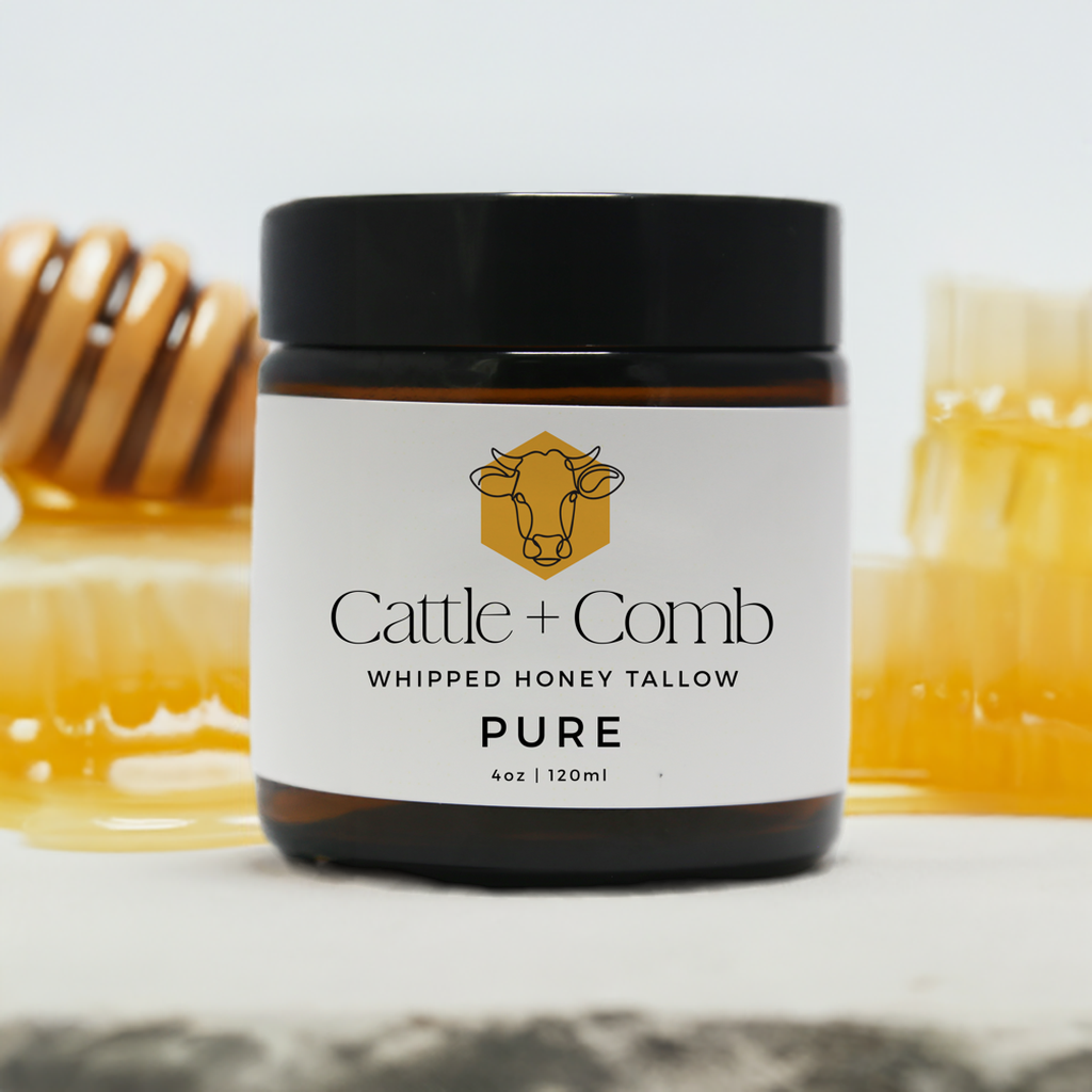 PURE (Unscented) Whipped Honey Tallow