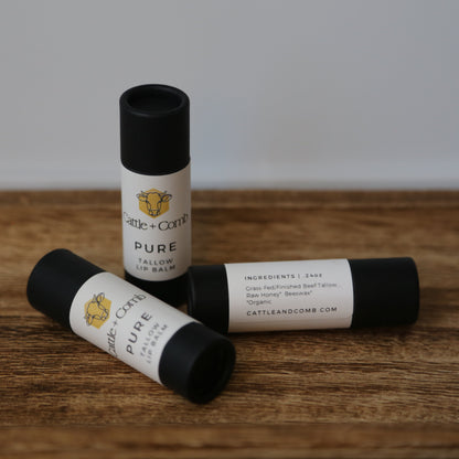 Tallow Lip Balm - PURE (Unscented)